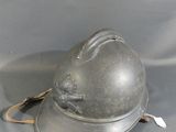 a helmet that is sitting on top of a table