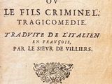 un vieux livre sur lequel figurent des inscriptions et une illustration du titre