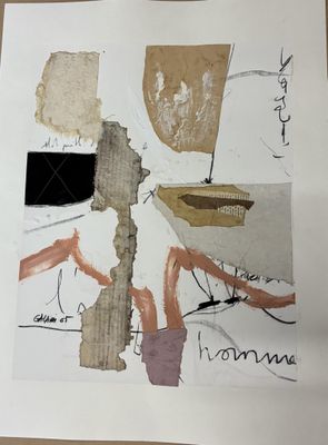 une photo d'une œuvre d'art sur une feuille de papier