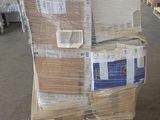 boxes stacked on top of each other in a warehouse