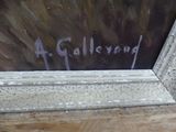 an image of a painting with the word a calligraphy written on it