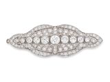 broche en diamant art déco