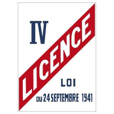le logo du club de football français sous licence