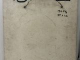 a picture of a white refrigerator with black writing on it