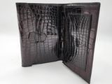 an image of a black wallet with a card holder inside