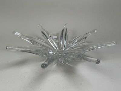 a glass object that is sitting on a table