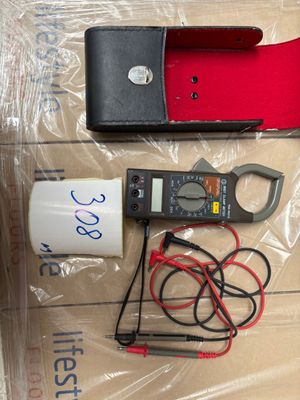 a box of electrical equipment sitting on a table