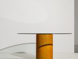 an image of a table with a glass top in a room