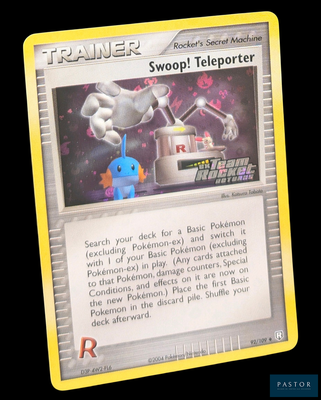 une photo d'une carte Pokémon sur laquelle figure l'image d'un robot
