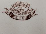 an image of a plate with a design on it