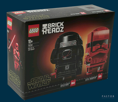 a box with a lego star wars figure in it