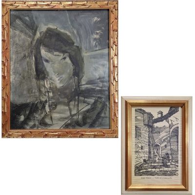 André PETROFF (1894-1975) Portrait - 1956