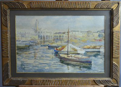 Marcel ROY (XIXe-XXe siècle)- Alger, l'Amirauté et le Port.