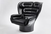 Joe COLOMBO (1930 - 1971). Fauteuil « Elda » à coque pivotan… (photo 6)