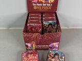 a box of one piece tin packs set vol 1