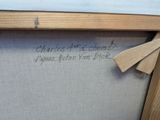 a picture of a piece of wood with writing on it