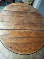 Table à battants en bois posant sur quatre pieds entretoisés (photo 6)