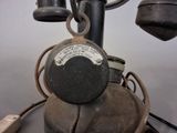 a close up of a metal object on a table