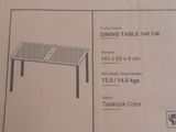 the table is in the box and ready to be delivered