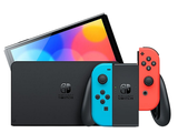 une Nintendo Switch Lite avec deux manettes placées côte à côte