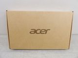 a box with the acer logo on it sitting on a table