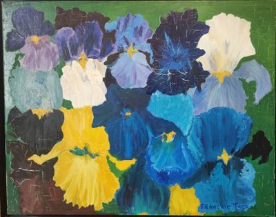 Franckie TACQUE (né en 1928) Composition florale