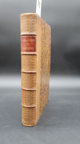 BERANGER: Chansons anciennes et posthumes. Paris, Perrotin, 1866,...
