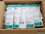 many bags of mystery stone in a cardboard box