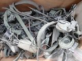 a box full of assorted electrical wires and wires