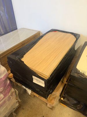 a lot of boxes that are sitting on a pallet