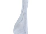 marble sculpture of a woman ' s torso on a white background