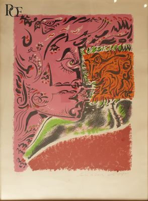 André MASSON (1896-1987), Sans titre, visage