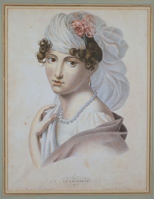 portrait of a woman in a turban and pearls