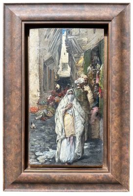 Alfred CHATAUD (1833-1908) Dans les souks