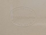 an image of a close up of a stamp on a piece of paper