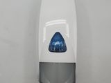 a close up of a toilet paper dispenser on a wall