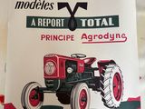 un panneau rouge et blanc sur lequel figure l'image d'un tracteur