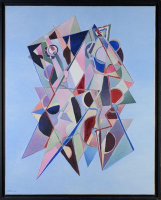 Michel MORENO (1945-) "Composition synthochromisme" HST, SBG…