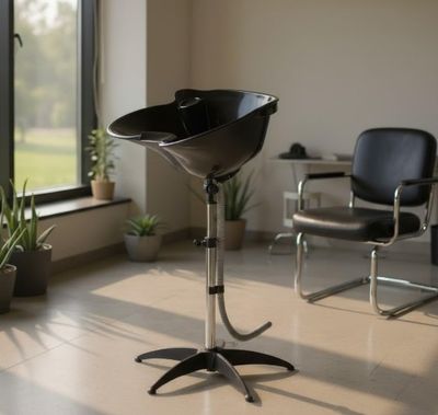 Bac lave tête coiffure, hauteur reglable, evacuation par tuy… - Photo 1