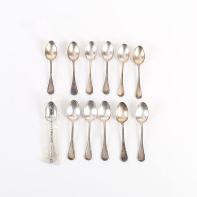 Ensemble DE Douze Petites CuillÈRes À Dessert, Christofle FR…