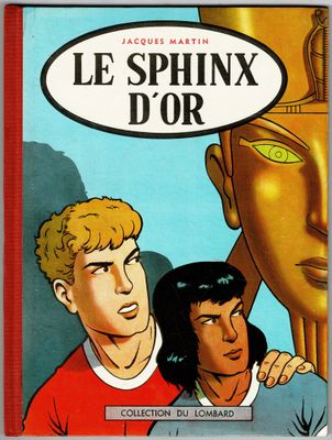 la couverture de *Le Sphinxix d'Or*, un roman humoristique de Jacques Martin