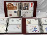 many different types of stamps on a binder