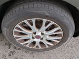 a close up of a tire on a car ' s rim