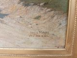 a picture of a painting on the wall of a house