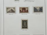a picture of a picture of a collection of stamps on display