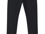 a picture of a pair of black jeans on a white background