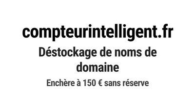 Nom de domaine compteurintelligent.