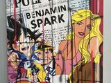une image représentant une bande dessinée sur laquelle figurent plusieurs personnages de dessins animés