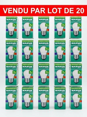 Lot de 20 ampoules LED de type A60 / E27 / E26 / E26 / E26 / E26 / E26 / E26