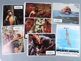 many pictures of a man and a woman in the water